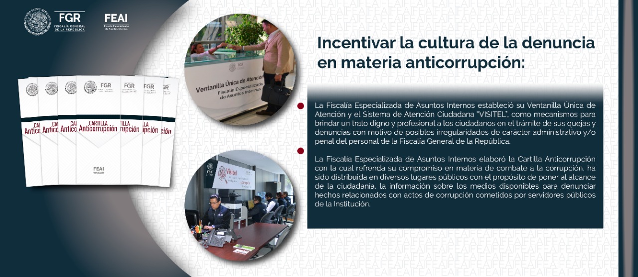 Acércate a la FEAI y presenta tu denuncia.